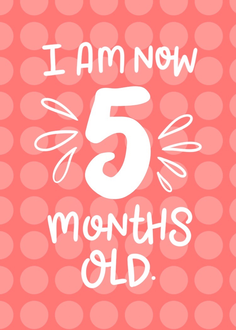 I am now 5 months old